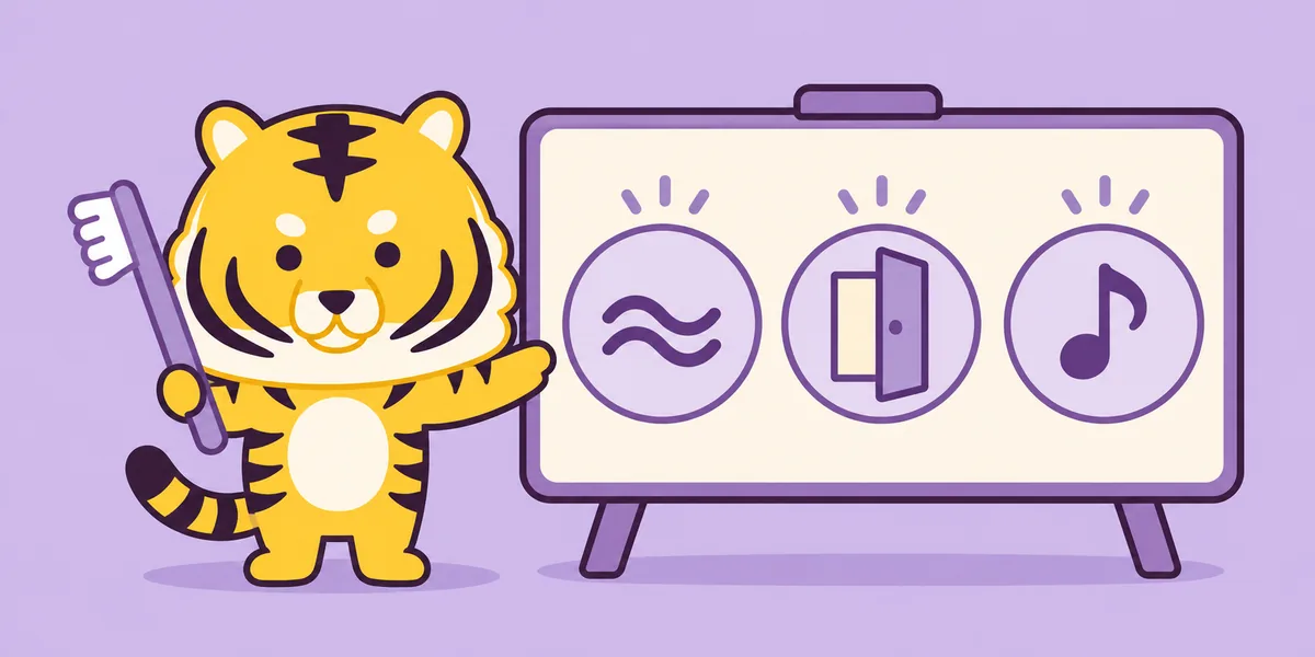 顎関節症とはどんな状態?を表したイラスト(大阪あわじ歯科のトラ)